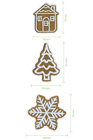 Pin Your Patch New Year Christmas Yeni Yıl Patch Set Patch Yama Seti Mor - Kırmızı