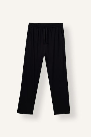 Defacto New Regular Fit Beli Bağcıklı Düz Paça Pijama Altı J0321ax26aubk81 Siyah-bk81