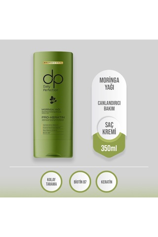 Dp Daily Perfection Şampuan Moringa Yağı 425 ML X 2 & Saç Bakım Kremi Moringa 350 ML