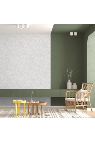 Duka Duvar Kağıdı Leaves Dk.28100-1 10 M2 Renkli