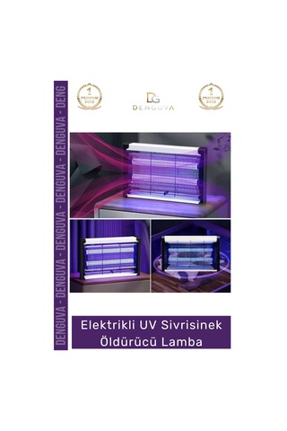Sineköldürücü Profesyonel Sessiz Morötesi Lamba Haşere Kovucu Etkili Elektrikli Uv Sivrisinek Öldür