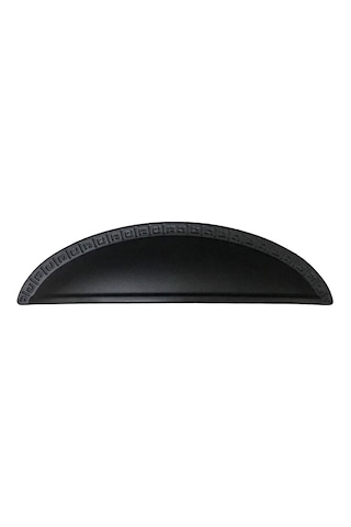 Tas Çanak Mobilya Dolap Kulp Desenli 96 mm Mat Siyah