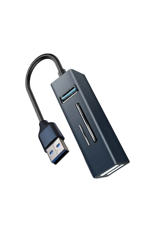 Usb 3.0 2.0 Çoklayıcı Hub + Sd Mikro Kart Okuyucu 5 İn1 Set