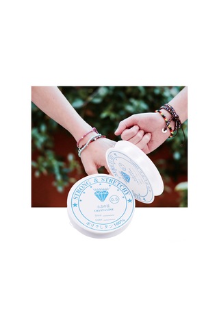 Leezsing 0.5mm Şeffaf Lastik İpi 12.8m - Kuruşluk, Bilezik, Gümüşlük Yapımı İçin Esnek, Dayanıklı Bead İpi Diğer