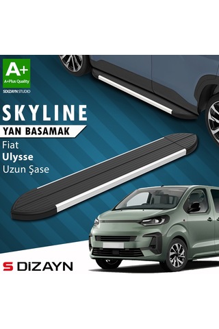 S-dizayn Fiat Ulysse Skyline Aluminyum Yan Basamak 243 Cm 2022 Üzeri A+ Kalite