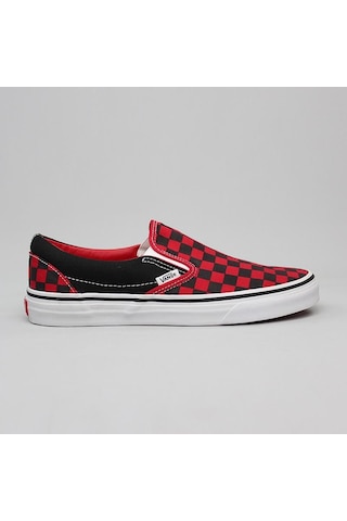 VANS KIRMIZI-SİYAH KARELİ GÜNLÜK ERKEK AYAKKABI