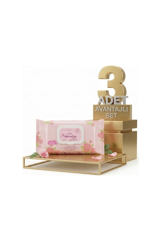 Naturalive Islak Mendil Yenidoğan ve Tüm Ciltler x 3 Paket