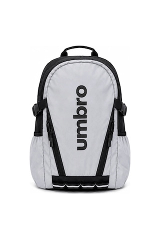 Umbro Yuki Backpack Gri Su İtici, Reflektörlü Spor Sırt Çantası, Okul Çantası - Tt0022