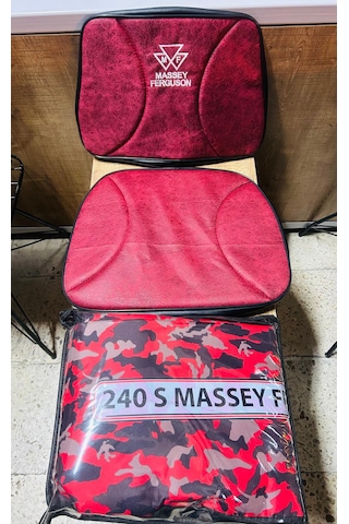 Massey Ferguson 240 Efsane 2000-2008 Model Arası Lüx Branda Ve Mf Armalı Koltuk Kılıfı
