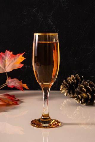 Mest 6 Parça Lüsterli Kahve Yanı Su Bardağı Seti Bal Renk 190 Cc Bal Renk