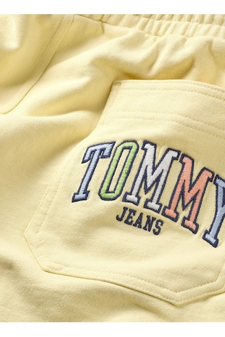 Tommy Jeans Standart Sarı Erkek Sweat Şort Dm0dm16331zho Tjm College Pop Surfe Sarı