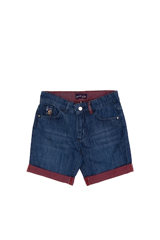 U.s. Polo Assn. Erkek Çocuk Plum Şort Jean 50304276-vr177 New Plum
