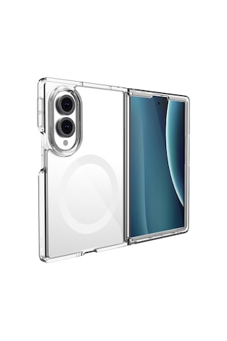 Samsung Uyumlu Galaxy Z Fold 8 Kılıf Lifepro Xtreme Köşe Koruma Ve Leke Tutmama Teknolojisi Magsafe Koruyucu Kapak Şeffaf