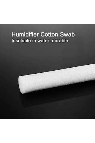 Honmex Mini Nemlendirici İçin Değiştirilebilir Pamuk Filtre Konisi - 8mm Çap 115mm Uzunluk, 10 Adet, Nem Dağıtımı Ve Cihaz Ömrünü Uzatır