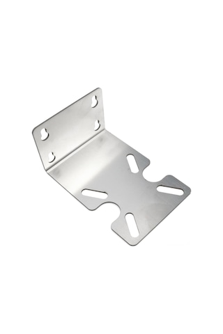 Youtek Stainless Steel Su Filtresi Kasa Braketi - Hava Ve Fırtına Dayanıklı, Duvar/potaya Montajlı, Sağlam Bağlantı Sağlar Vidalı Yok Gümüş