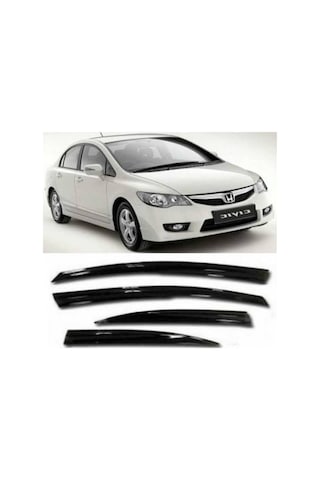 Honda Civic Cam Rüzgarlığı 2007-2012 Mugen 4 Lü
