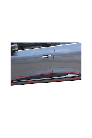 Renault Clio 4 Yan Kapı Çıtası 4 Prç Krom   2013-2019