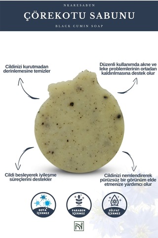 Nkare Çörekotu Sabunu 100 Gr-black Cumin Soap