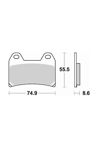 Yamaha Xjr 400 Brakıng Ön Fren Balatası 1995 - 2000 784Cm55