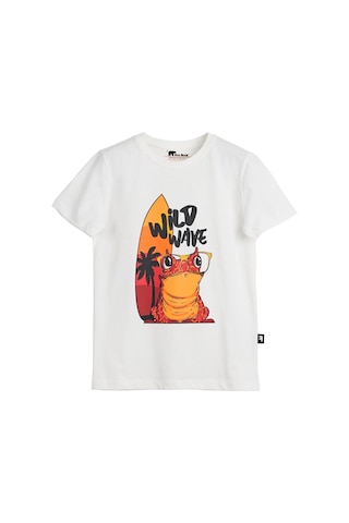 Bad Bear Wave Çocuk Tişört 24.06.07.002-c04 Beyaz