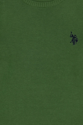 U.s. Polo Assn. Erkek Çocuk Yeşil Kazak /triko 50294188-vr054 Yesil