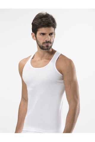 Türen 131 Spor Erkek Atlet İkili Paket-beyaz Beyaz