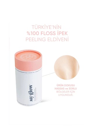 Yavruağzı Lastikli Banyo Kesesi Hamam Peeling Eldiveni %100 Floş