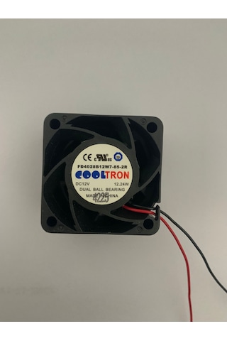 Cooltron Fd4028b12w7852r 40x40x28mm Dc 12v Kompakt Fan 20.000rp Cooltron Fd4028b12w7852r 40x40x28mm Dc 12v Kompakt Fan 20.000rp