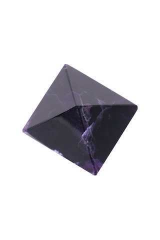Kangvka 3cm Doğal Ametist Piramit: Ev Dekorasyonu, Hediye Ve Kağıt Ağırlığı - Kutsal Ve Faydalı Kristal