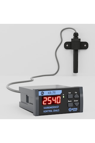 Ems Kontrol - Panel Tipi Karbondioksit Kontrol Cihazı 0-10.000 Ppm