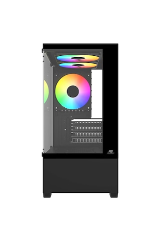 Powerboost M5001b 500w 3 12cm Rainbow Fan Usb 3.0 Seaview Matx Gaming Siyah Kasa