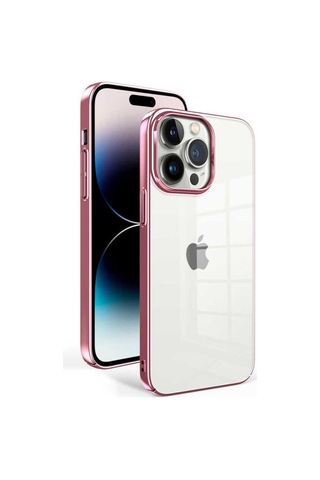 Apple Uyumlu iPhone 14 Pro Kılıf Zore Sun Kapak Rose Gold