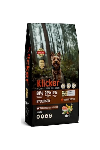 Klıcker Somonlu Mini Orta Irk Yetişkin Köpek Kuru Maması 1 KG
