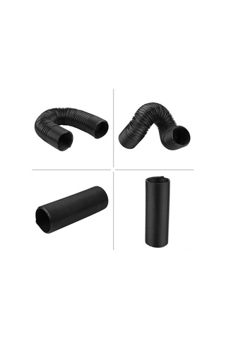 Reedark Araç Motor Ve Fren Sistemi İçin Esnek 25-100cm Genişletilebilir Hava Girişi Borusu 63mm , Isıya Dayanıklı Plastik