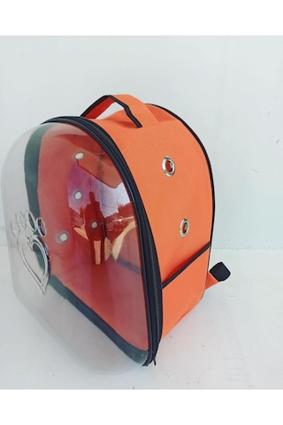 Astronot Kedi Taşıma Çantası 8 KG Turuncu