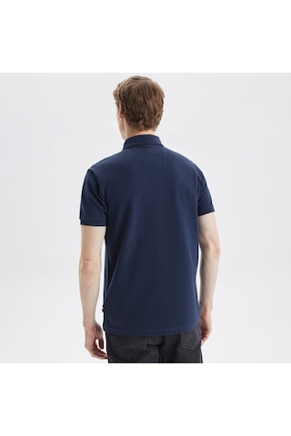 Nautica Nautıca Erkek Lacivertvert Slım Fıt Kısa Kollu Polo K35062T 4Nv Lacivert