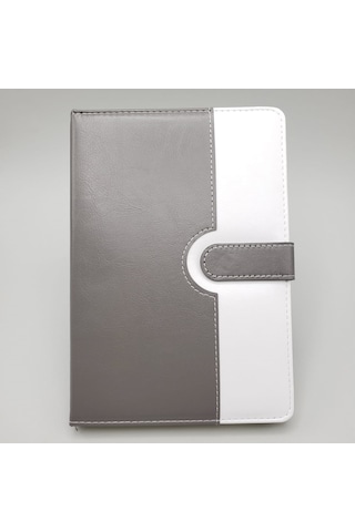 Tarihsiz Ajanda Defter Beyaz Gri Renk diğer
