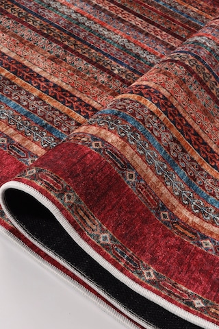Blghome Renkli Modern Halı Dekoratif Kilim Kırmızı
