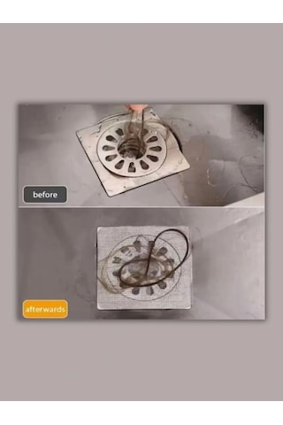 5 Adet - Kendinden Yapışkanlı Çelik Gider Kapatıcı Pislik Tutucu Çok Amaçlı Gri