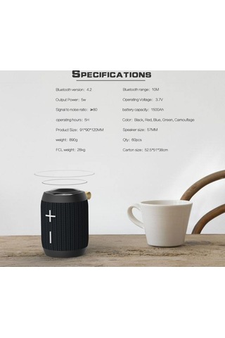 Hopestar P13 Stereo Subwoofer Su Geçirmez Bluetooth Kablosuz Hoparlör