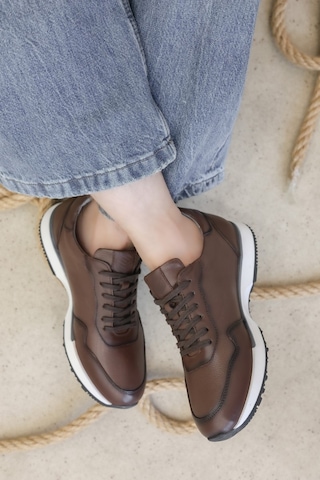 Fast Step Hakiki Deri Erkek Casual Ayakkabı 241ma1990 Kahve