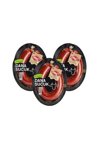Danet Dana Sucuk Fermente Vakumlu Kangal 3 x 200 G