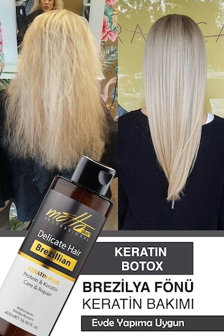 Motto Plus Brezilya Fönü Düzleştirici Keratin Botox Bakımı 400 ML