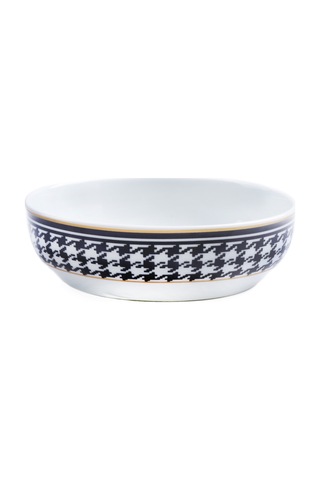 Zm Decor Siyah Inci Kase 18 CM