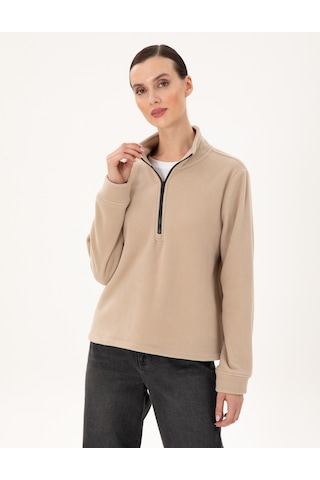 Pierre Cardin Kadın Bej Sweatshirt 50300846-vr011 Bej