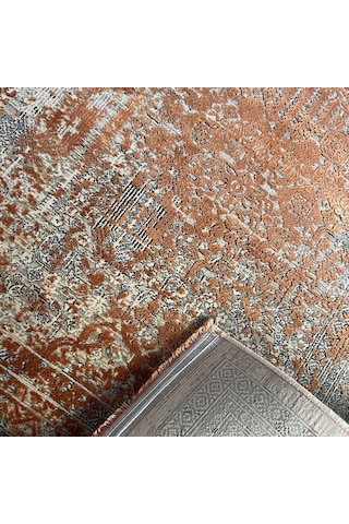 Elexus Halı Diamond 3849 Gri Terra Modern Salon Halısı Gri Terra