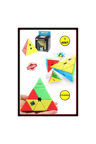Moyu Pyramid V2 Cube - Stickersız Akıl Zeka Rübik Küp