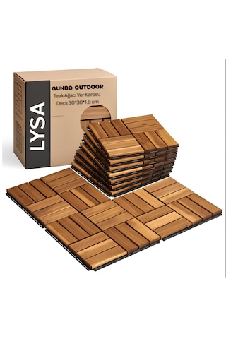 Teak Ağacı Yer Karosu 9 Adet 1 Koli Bahçe Banyo Deck Ahşap Karo Masif Yer Döşemesi Balkon Deck Teak Ağacı Yer Karosu 9 Adet 1 Koli Bahçe Banyo Deck Ahşap Karo Masif Yer Döşemesi Balkon Deck