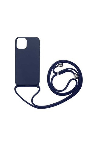 Apple Uyumlu iPhone 12 Pro Max Kılıf Zore Ropi Kapak Lacivert
