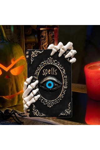 Homyl Kitap Heykelcik Ev Dekorasyonu Dekoratif Reçine Heykel Raf 14cmx8,5cmx19,8cm